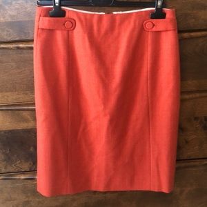 Lined Wool J. Crew Skirt